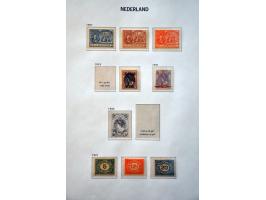 collectie 1852-1975 (*)/*/** met veel betere ex. en series (o.a. Veth, Fotomontage, Van Konijnenburg, En Face), roltanding na