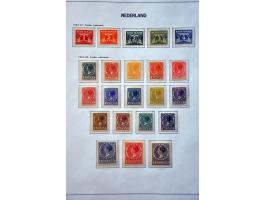 collectie 1852-1975 (*)/*/** met veel betere ex. en series (o.a. Veth, Fotomontage, Van Konijnenburg, En Face), roltanding na