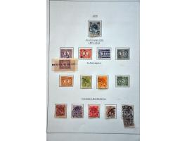 gespecialiseerde collectie 1852-1999 geheel gestempeld met o.a. platen 1e emissie, types, tandingen, roltanding (behoudens R3