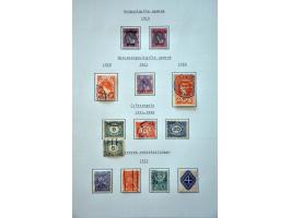 gespecialiseerde collectie 1852-1999 geheel gestempeld met o.a. platen 1e emissie, types, tandingen, roltanding (behoudens R3