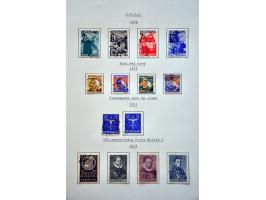 gespecialiseerde collectie 1852-1999 geheel gestempeld met o.a. platen 1e emissie, types, tandingen, roltanding (behoudens R3
