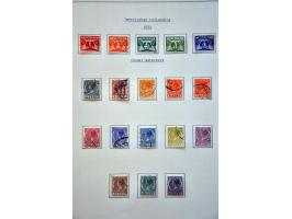gespecialiseerde collectie 1852-1999 geheel gestempeld met o.a. platen 1e emissie, types, tandingen, roltanding (behoudens R3