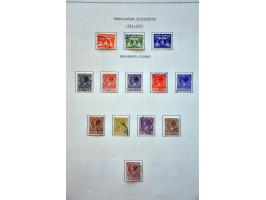 gespecialiseerde collectie 1852-1999 geheel gestempeld met o.a. platen 1e emissie, types, tandingen, roltanding (behoudens R3