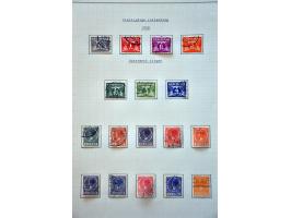 gespecialiseerde collectie 1852-1999 geheel gestempeld met o.a. platen 1e emissie, types, tandingen, roltanding (behoudens R3