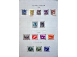 gespecialiseerde collectie 1852-1999 geheel gestempeld met o.a. platen 1e emissie, types, tandingen, roltanding (behoudens R3