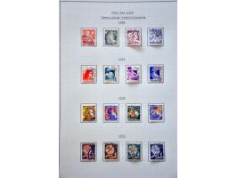 gespecialiseerde collectie 1852-1999 geheel gestempeld met o.a. platen 1e emissie, types, tandingen, roltanding (behoudens R3