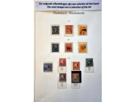 collectie 1852-2000 na 1900 meest */** met veel beter materiaal w.b. nrs. 1-41, 47, 49*, 56-76 */**, 80 met certificaat Moeij