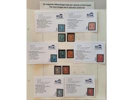 collectie 1852-1991 (*)/*/** in gemengde kwaliteit w.b. veel nagegomd met beter materiaal en attesten Vleeming (o.a. bij nrs.