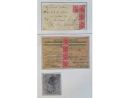 collectie scheepspost (ca. 240 ex.) w.b. censuur, paquebot, KNSM. etc. in 3 albums