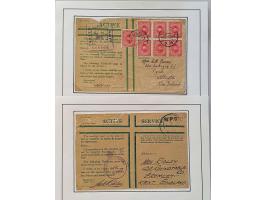 collectie scheepspost (ca. 240 ex.) w.b. censuur, paquebot, KNSM. etc. in 3 albums