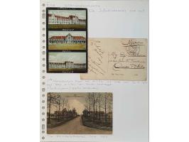 postgeschiedenis Ede 35 poststukken w.b. kasteleinsbrief uit Arnhem 1771, dienstkaart Ede-Oosterbeek 17.X.1944 en retour afze