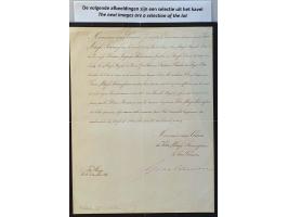 Oranje Nassau, ruim 60 handgeschreven brieven 1817-ca.1880 (veel Duitstalig, vertaling aanwezig) w.b. met handtekening (o.a. 