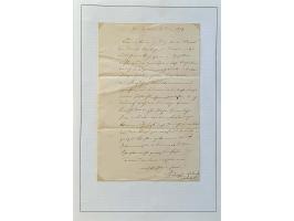 Oranje Nassau, ruim 60 handgeschreven brieven 1817-ca.1880 (veel Duitstalig, vertaling aanwezig) w.b. met handtekening (o.a. 