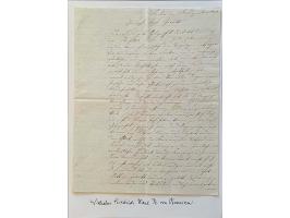 Oranje Nassau, ruim 60 handgeschreven brieven 1817-ca.1880 (veel Duitstalig, vertaling aanwezig) w.b. met handtekening (o.a. 
