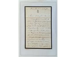 Oranje Nassau, ruim 60 handgeschreven brieven 1817-ca.1880 (veel Duitstalig, vertaling aanwezig) w.b. met handtekening (o.a. 