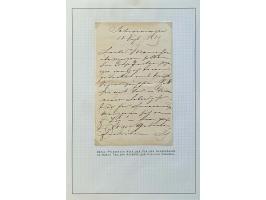 Oranje Nassau, ruim 60 handgeschreven brieven 1817-ca.1880 (veel Duitstalig, vertaling aanwezig) w.b. met handtekening (o.a. 