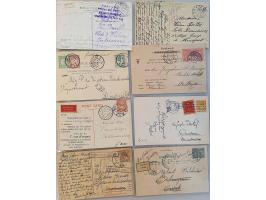 ca. 110 poststukken t/m 1970 met betere frankeringen (o.a. kind- en zomerzegels), (niet) bestellen op zondag, expresse, beste