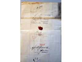 25 poststukken ca.1820-1830 met ZEEBRIEF stempels, ovaal en één- en twee-regelig