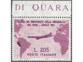 Design error 205 lire the so called "Gronchi Rosa", very fine unmounted mint (slightly toned) with sheet margin, cat.v. 1500
