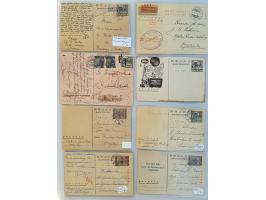 about 30 post cards mainly Dai Nippon including some interesting cancels and POW