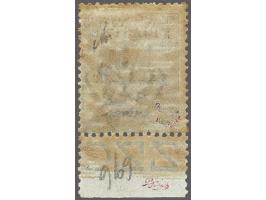 Victor Emanuel 1 piastra blue with overprint error piastre (Sassone no. 4d) with sheet margin, very fine unmounted mint with 