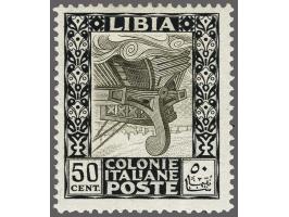 Pittorica 50 centesimi black and olive with variety centre inverted (Sassone no. 51c), very fine with 1984 Raybaudi certifica