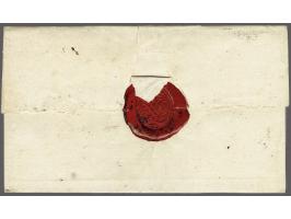 Texelse Post 6 Stuiverstempel, vlekkerige afdruk, op frisse brief van Texel 21 feb: 1742 naar de Dijkgraaf te Amsterdam