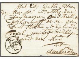 A&nbsp;T&nbsp;P 6 stuiverstempel Texelse post Amsterdam op frisse brief Texel 11 junij 1770 naar Amsterdam