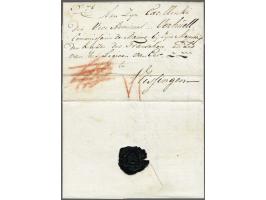 aangetekende brief met registratienummer N.76 van 'sHage den 25 Juni 1804 naar Vlissingen, (geadresseerd aan Vice Admiraal Ve
