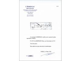 P.119.P. VLAARDINGEN in zwart, vrijwel pracht afdruk op brief 18-04-1811 naar Amsterdam, 8 déc vooruitbetaald port, pracht ex