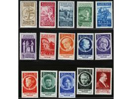 Suffragettes 20 para - 100 kurus, very fine unmounted mint (10 kurus lightly mounted), cat.v. 1300
