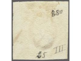 10 cent donkerrood plaat III pos. 25 breedrandig pracht ex.