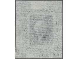 Trial Color Proof George Washington 10 cents black on white laid paper, very fine, cat.v $ 800
