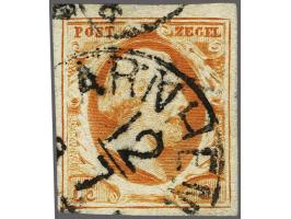 Arnhem C groot (Ey 350) op 15 cent donkeroranje, pracht ex.