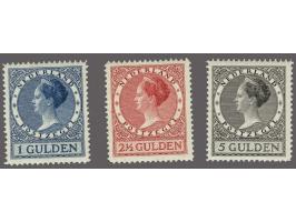 1 t/m 5 gulden tanding 12½, cat.w. 650