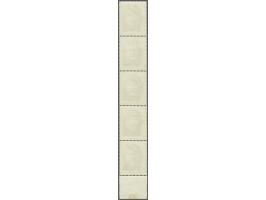 Rembrandt 25 cent randstrip van 5 ex. met variëteit witte verticale lijn   