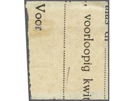 Aceh Emergency issue 50 sen on 15 sen dark blue with Republican overprint, very fine on piece