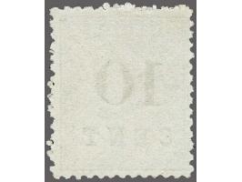 Hulpuitgifte 10 op 25 cent ultramarijn tanding 12½ x 12, pracht ex., cat.w. 700