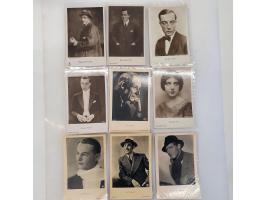 film stars extensive collection of over 1900 postcards with lot of Dietrich (283 ex.), Garbo (134 ex) etc. in 3 boxes