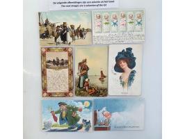 ca. 100 postcards pre-1940 with better topics in 2 albums