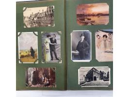 ca. 200 postcards fantasy and miscellaneous all pre 1940 in album