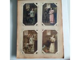 collection of 250 postcards with mainly opera and theatre related images all pre 1940 in album