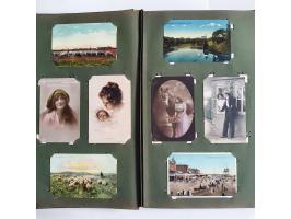 ca. 100 postcards Fantasy and miscellaneous all pre 1940 in album