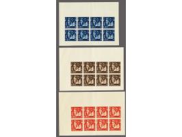 Proeven van Drukkerij "De Unie" met inschrift "Waardeloos" voor de Kreisler 12½ cent in oranje en bruin (beide op dik papier 