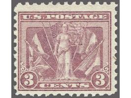 Victory 3 cents light reddish violet, very fine unmounted mint with 2004 PSE certificate, cat.v. $ 300
