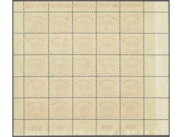 Battle of White Plains miniature sheet 25x 2 cents rose carmine with plate number 18774 and the Dot of over first "S" of Stat
