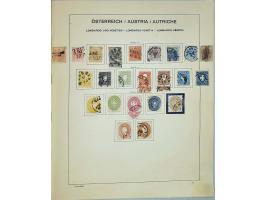offices in Lombardy- Venezia, Crete and Turkey 1850-1914 used and * on album leaves
