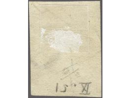 10 cent karmijnroze plaat IX pos. 51 met hoekvelrand, pracht ex.