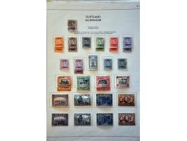 en Rheinland, overcomplete collectie meest gestempeld op albumbladen