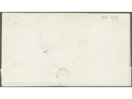 10 cent karmijnroze plaat VII pos. 92 op briefomslag van Hoogezand 11-12-1861 naar Bentheim (Koninkrijk Hannover), Grenstarie